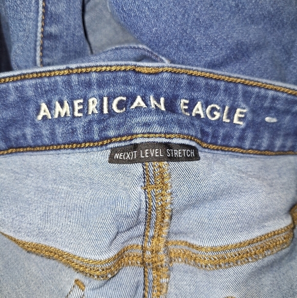 American Eagle next level stretch Hi-Rise jeggings size 10 regular - Picture 4 of 6